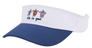 Thumbnail 1: Life is Good Women's Baseline Embroidered Visor  
