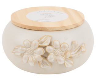 Thumbnail 1: Ember Glow 10.7 oz Peony Scented 3 Wick Candle 