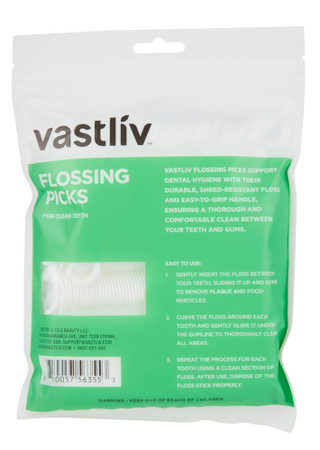 Thumbnail 2: Vastliv 300 Pk Mint Flavor Flossing Picks  