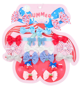 Thumbnail 1: Capelli New York 20 Pk Americana Baby Summer Treats Clip Collection Set 