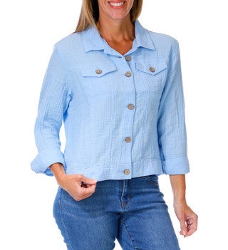 Thumbnail 1: Dash Women's Solid Button Down Top  