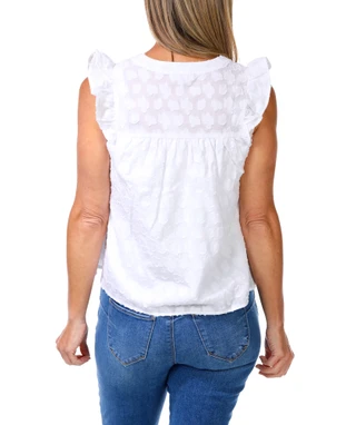 Thumbnail 2: Gilli Women's Floral Puff Print Top  
