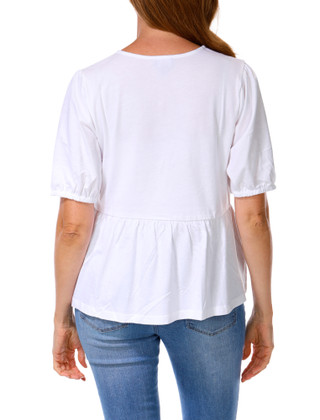 Thumbnail 2: Nautica Women's Peplum Front Tie Top 