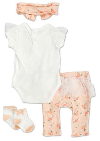 Thumbnail 3: Catherine Malandrino Baby Girls 3 Pc Pants Set  