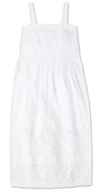 Thumbnail 1: Rare Editions Girls Sleeveless Eyelet Dress  