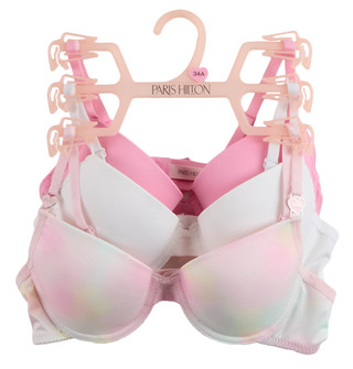 Thumbnail 1: Paris Hilton Girls 3 Pk Underwire Bra Set 