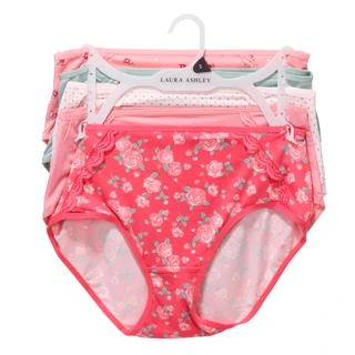 Thumbnail 1: Laura Ashley Women's 5 Pk Brief Panties Set 