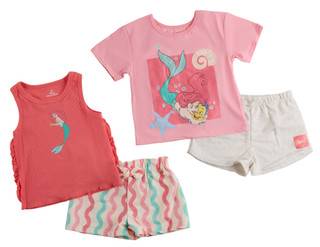 Thumbnail 1: Disney Little Girls 4 Pc Mix & Match Set 