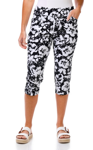 Thumbnail 1: Coral Bay Petite Print Capris 