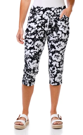 Thumbnail 1: Coral Bay Petite Print Capris 