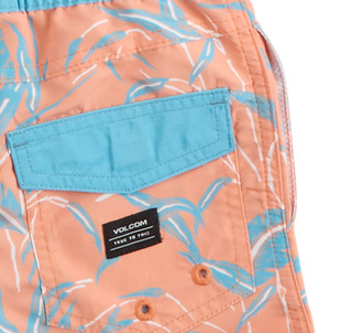 Thumbnail 2: VOLCOM Little Boys 2 Pc Swim Trunk Set 