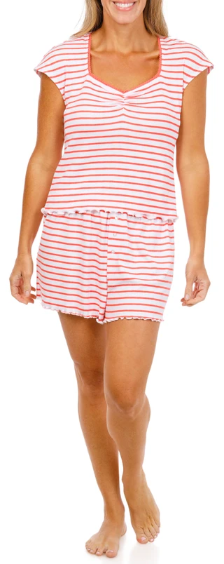 Thumbnail 3: LOFT Women's 2 Pc Pajama Shorts Set 