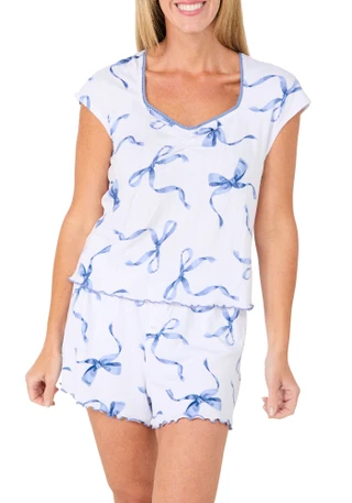 Thumbnail 1: LOFT Women's 2 Pc Pajama Shorts Set 