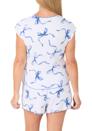 Thumbnail 3: LOFT Women's 2 Pc Pajama Shorts Set 