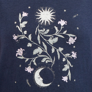 Thumbnail 3: C&C California Women's Short Sleeve Celestial Graphic Tee 