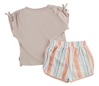 Thumbnail 2: Bmagical by Btween Big Girls 2 Pc Print Pajama Shorts Set 