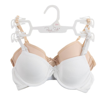 Thumbnail 1: Rene Rofe Girls 2 Pk Comfy Molded Wired Bras Set 