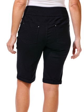 Thumbnail 3: Zac & Rachel Women's Roll Cuff Bermuda Shorts 