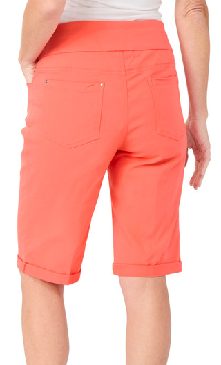 Thumbnail 2: Zac & Rachel Women's Roll Cuff Bermuda Shorts 