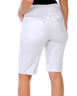 Thumbnail 3: Zac & Rachel Women's Roll Cuff Bermuda Shorts 