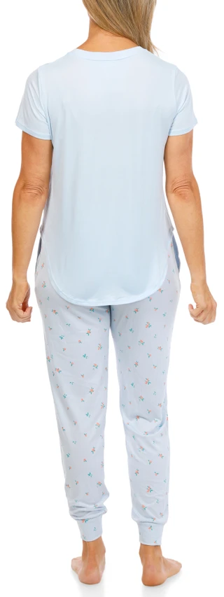 Thumbnail 7: JACLYN Women's 3 Pc Pajama Shorts Set 
