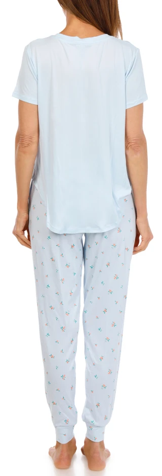 Thumbnail 10: JACLYN Women's 3 Pc Pajama Shorts Set 