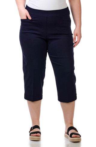 Thumbnail 1: Coral Bay Plus Mother Of Pearl Hem Capris 