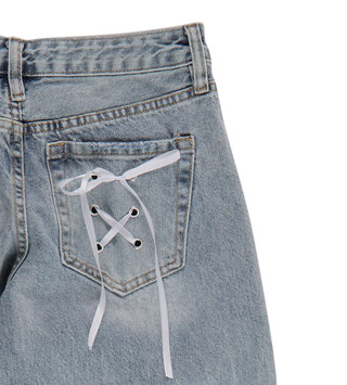 Thumbnail 3: YMI Juniors Brittany Low Rise Lace Pocket Jeans 
