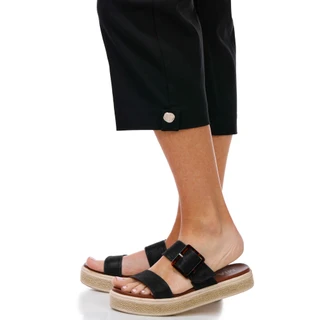 Thumbnail 3: Coral Bay Women's Gold Shell Hem Capris 