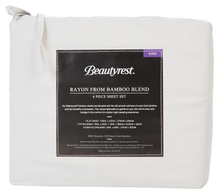Thumbnail 3: Beautyrest 4-Piece Bamboo Sheets Set 