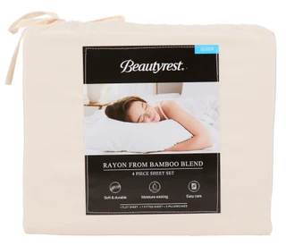 Thumbnail 2: Beautyrest 4-Piece Bamboo Sheets Set 