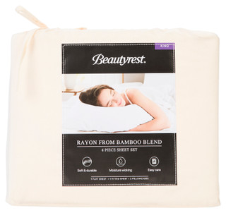Thumbnail 3: Beautyrest 4-Piece Bamboo Sheets Set 