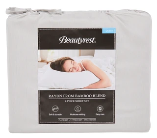 Thumbnail 2: Beautyrest 4-Piece Bamboo Sheets Set 