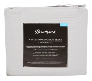 Thumbnail 4: Beautyrest 4-Piece Bamboo Sheets Set 
