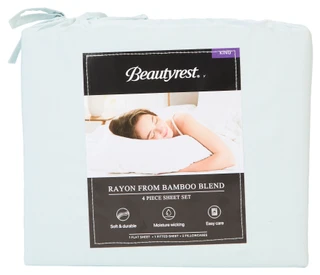 Thumbnail 2: Beautyrest 4-Piece Bamboo Sheets Set 
