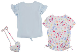 Thumbnail 2: B TWEEN Little Girls 2 Pk Butterfly Tees 
