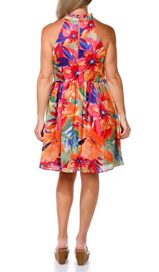 Thumbnail 2: Vince Camuto Women's Sleeveless Chiffon Pleated Dress 