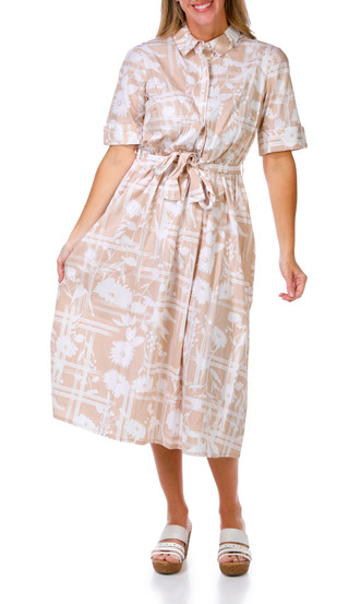 Thumbnail 1: DKNY Women's Short Sleeve Shirtdress 