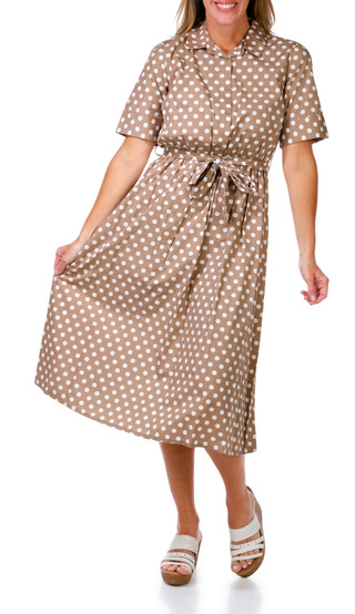 Thumbnail 1: DKNY Women's Short Sleeve Shirtdress 