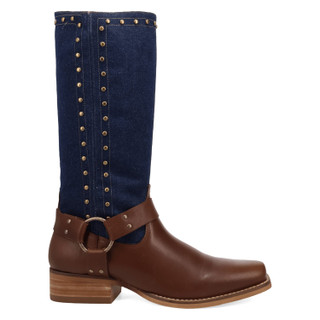 Thumbnail 2: Dingo Men's True Blue Leather Boots 
