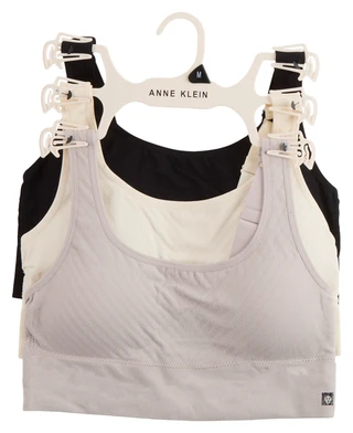 Thumbnail 1: ANNE KLEIN Women's 3 Pk Seamless Comfort Bras 