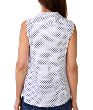 Thumbnail 2: Emily Daniels Women's Sleeveless Polo Top 