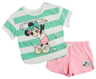 Thumbnail 1: Disney Little Girls 2 Pc Graphic Top & Shorts Set 