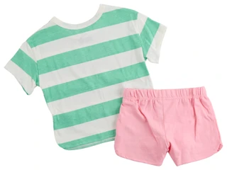 Thumbnail 3: Disney Little Girls 2 Pc Graphic Top & Shorts Set 