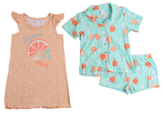 Thumbnail 1: Rene Rofe Little Girls 3 Pc Print Pajama Set 