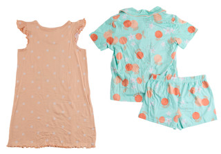 Thumbnail 2: Rene Rofe Little Girls 3 Pc Print Pajama Set 