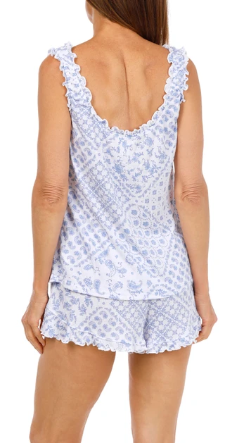 Thumbnail 3: Laura Ashley Women's 2 Pc Pajama Shorts Set 