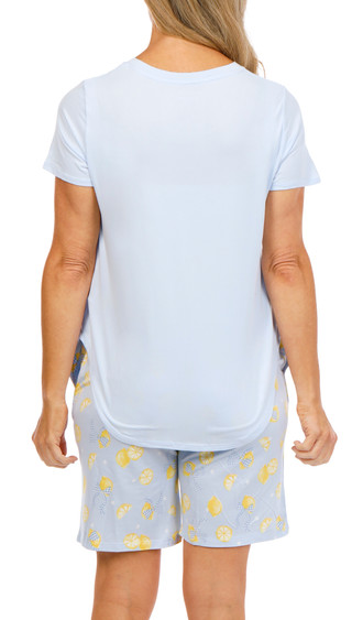 Thumbnail 3: JACLYN Women's 3 Pc Pajama Shorts Set 