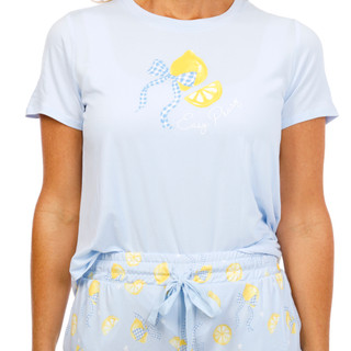 Thumbnail 6: JACLYN Women's 3 Pc Pajama Shorts Set 
