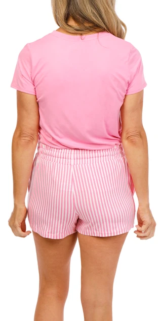 Thumbnail 4: JACLYN Women's 3 Pc Pajama Shorts Set 